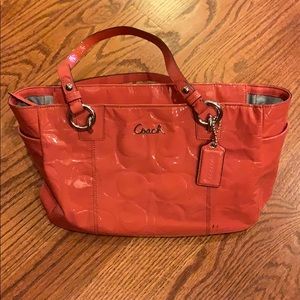 Beautiful and fun coach purse!